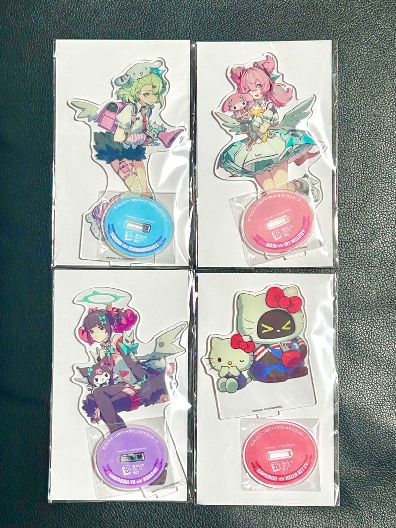 GiGO限定】 ゼンレスゾーンゼロ サンリオ アクリルスタンド 全4種
