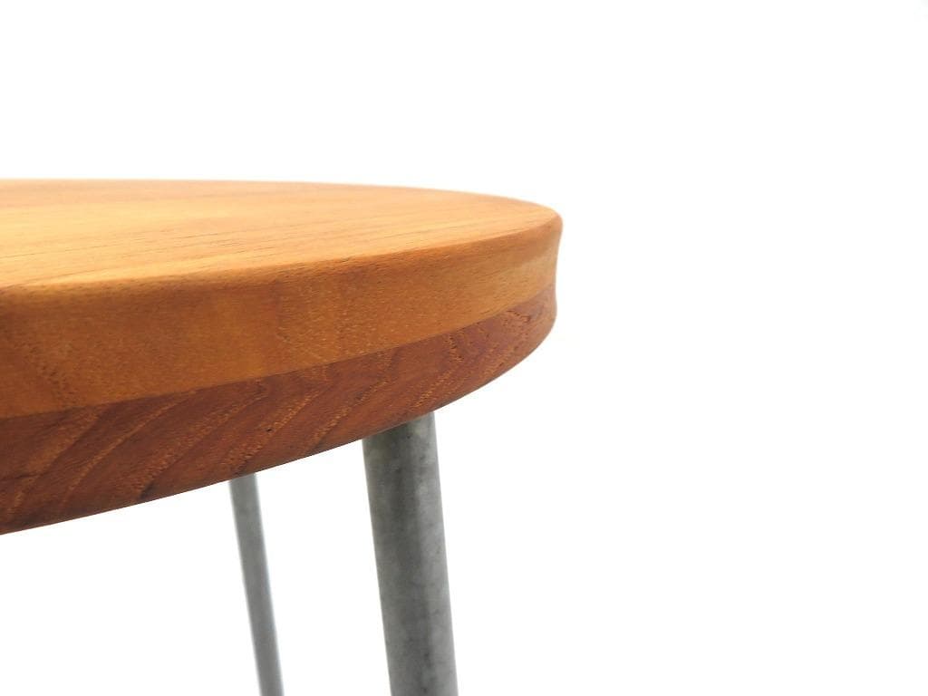 展示品　グリュートヒュッタン　チーク材　スツール　カウンターチェア　アウトドア