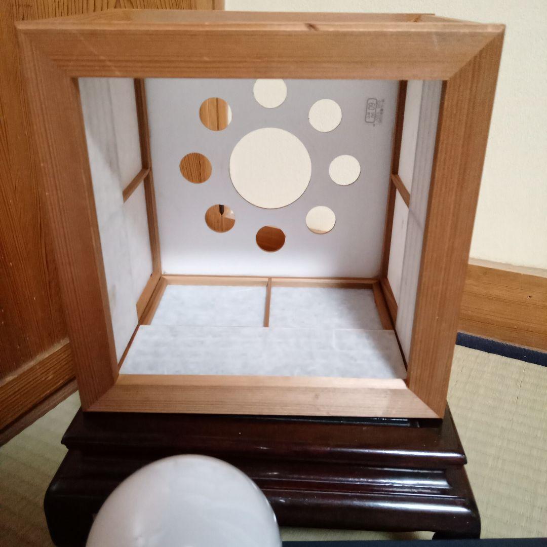 電気かさ　東芝　木製　白熱灯器具　IG-2458 ボール電球