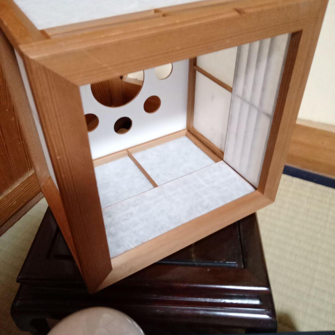 電気かさ　東芝　木製　白熱灯器具　IG-2458 ボール電球