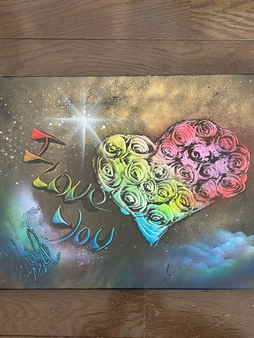 ハートバラ　F6 原画