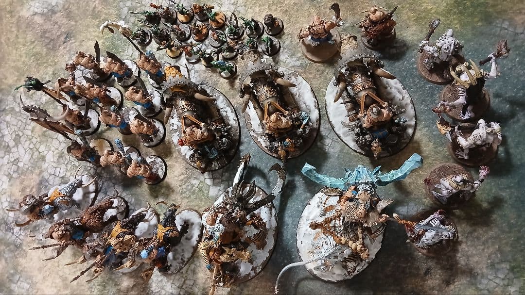 ウォーハンマー Ogor Mawtribes Army 2400 pts