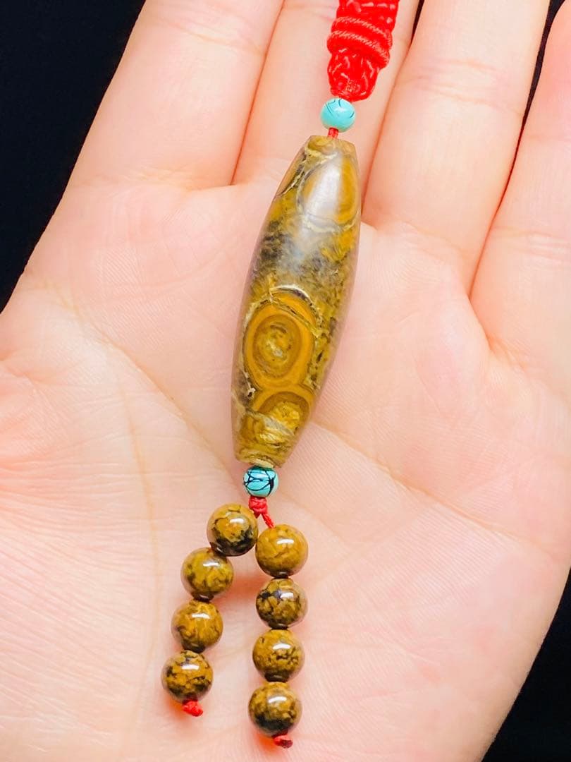 老天珠 九龍眼天珠 老鉱天珠 蒙天珠 天珠 自然に作られた天眼 凄まじいパワー