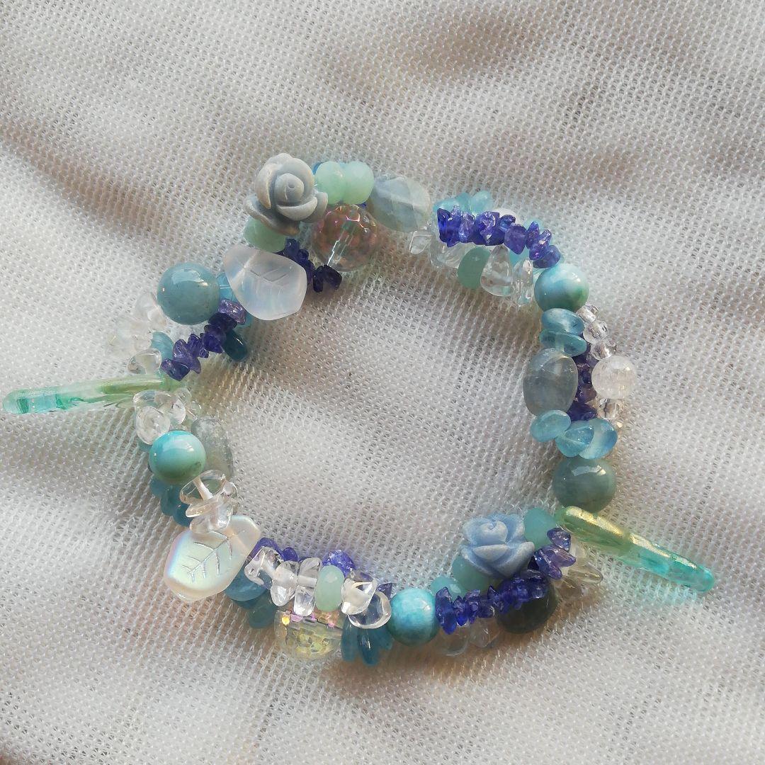 ラリマー ブレスレット ☆ ５