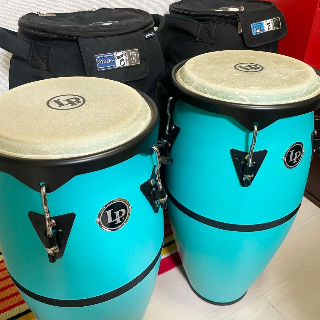 ほぼ半額のお買い得セット✨ LP コンガセット 超軽量 10\"&11\" ケース付