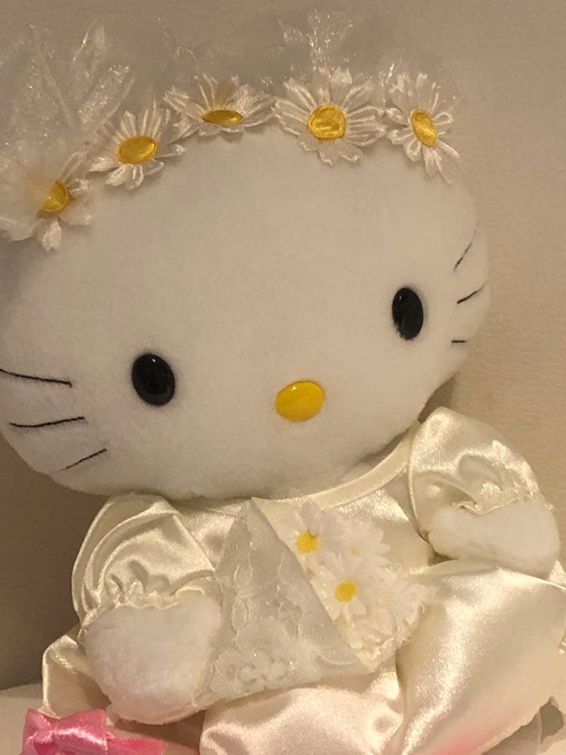 ハローキティ ぬいぐるみ ウエディング ドール 1999年 新品タグ付き