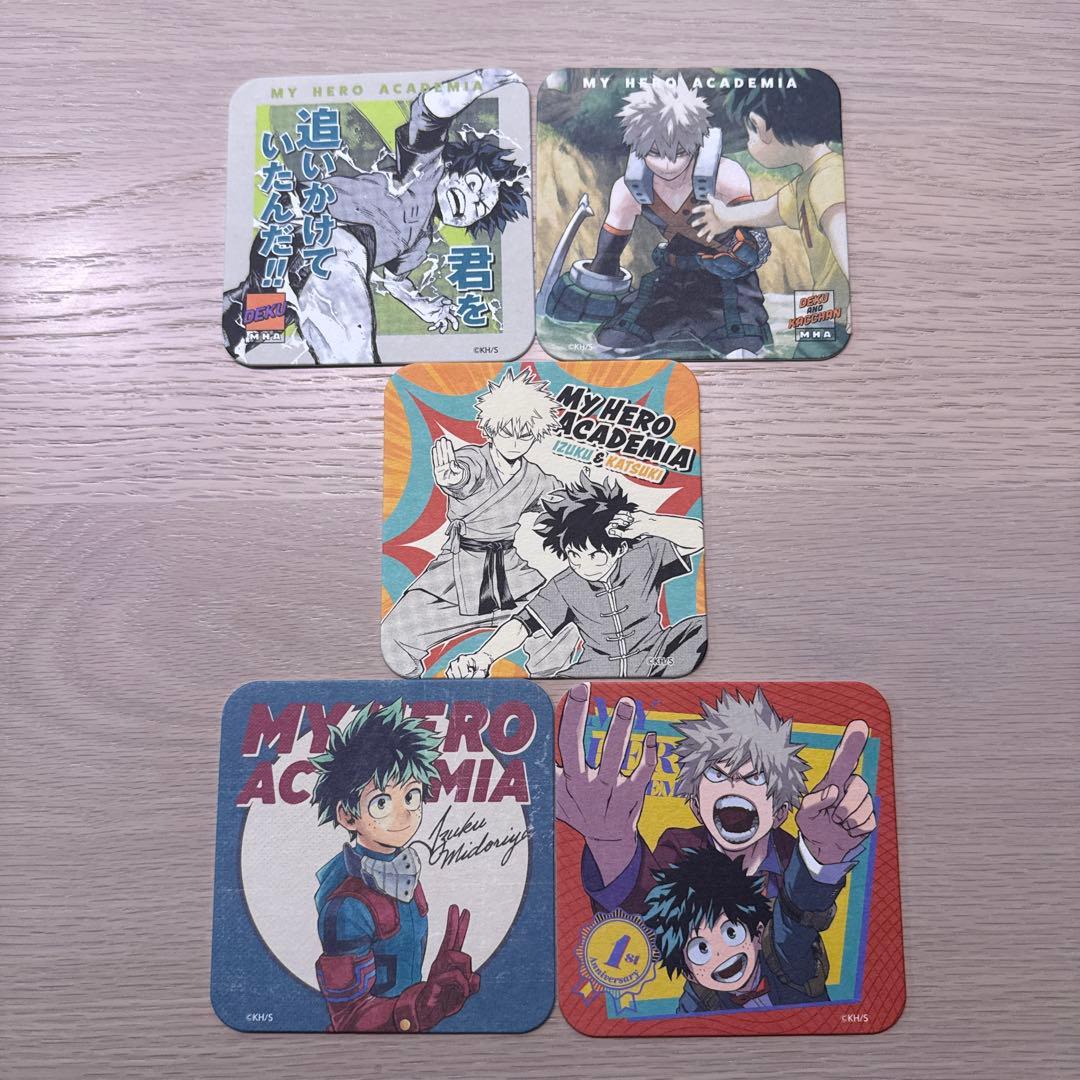 僕のヒーローアカデミア 緑谷出久 爆豪勝己 コースター rivals