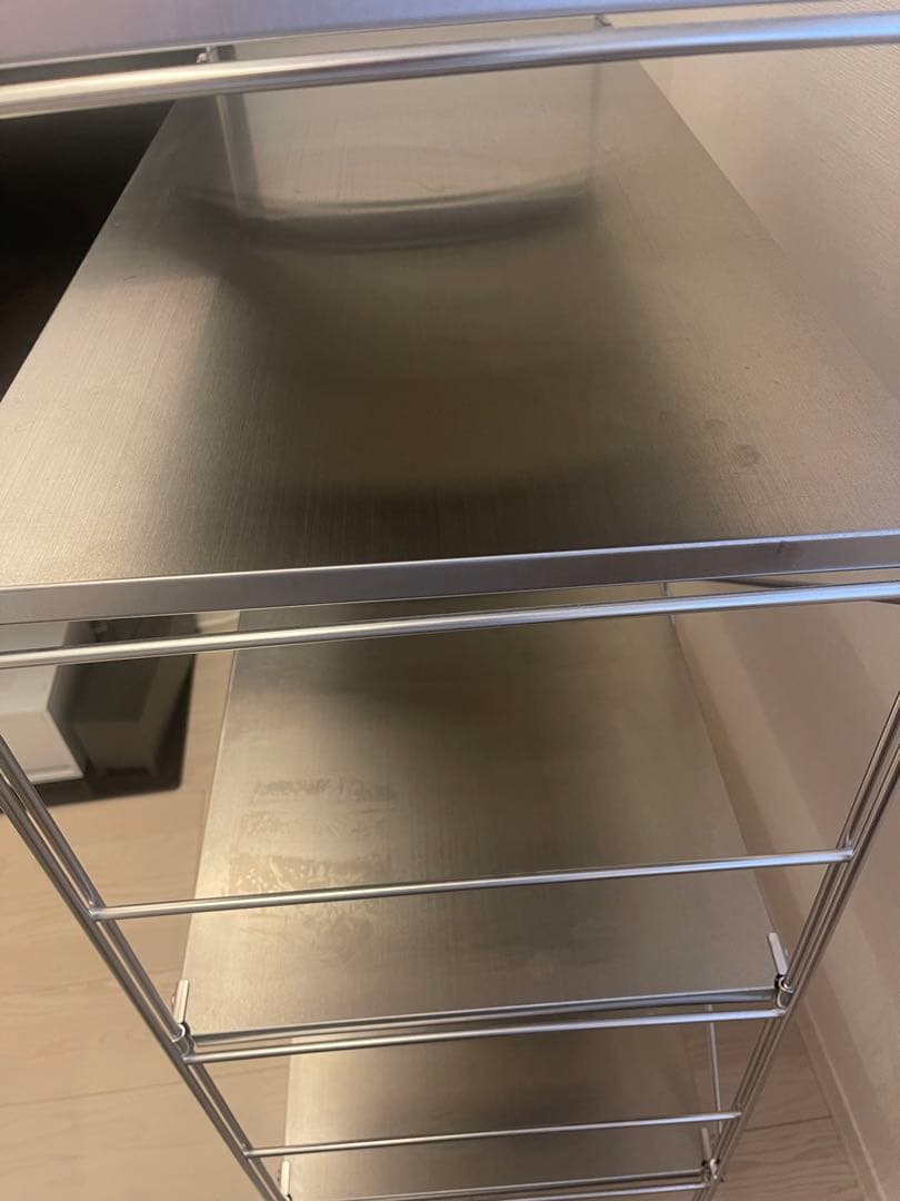 ステンレスユニットシェルフ　ステンレス棚セット　ワイド　中