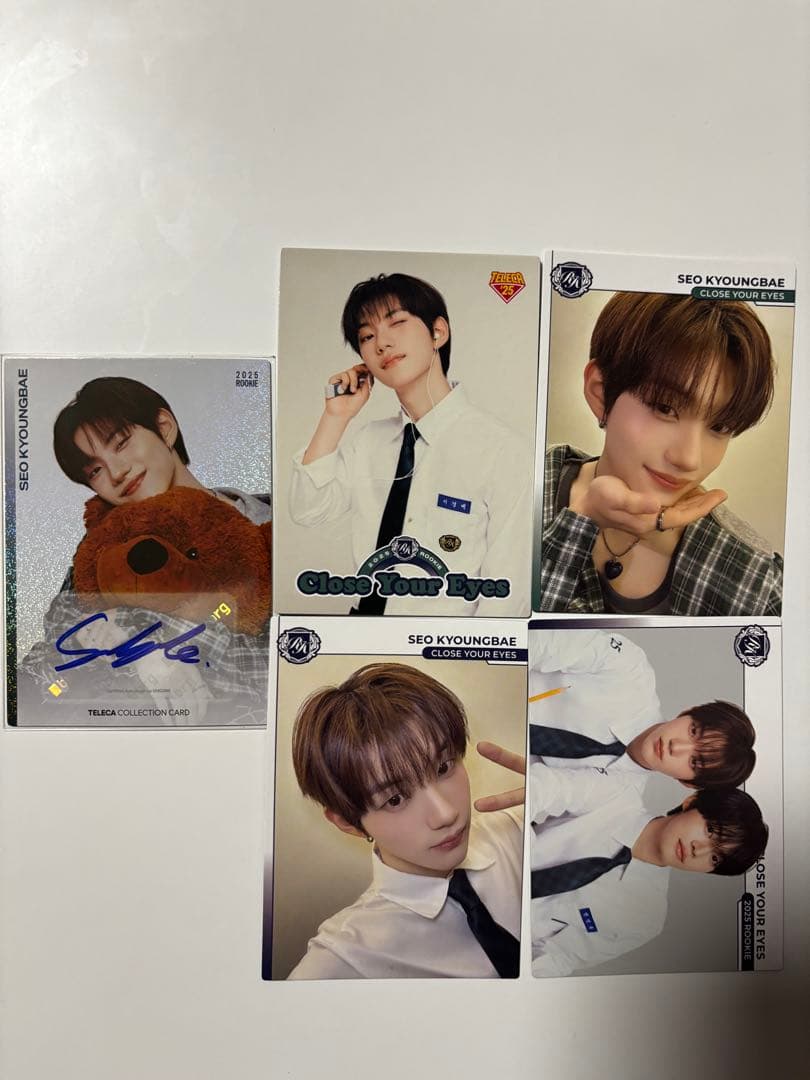teleca close your eyes ギョンべ 直筆サイン トレカ