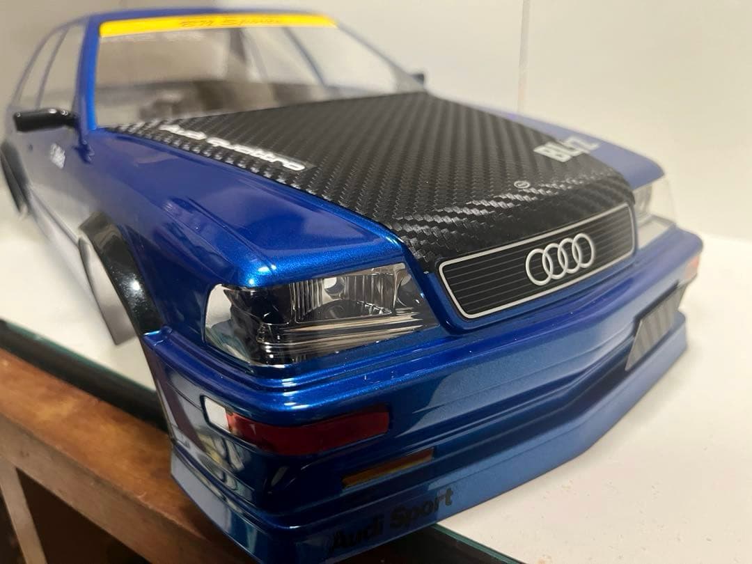 ラジコン タミヤ 1991 アウディV8ツーリング 塗装済みボディのみ