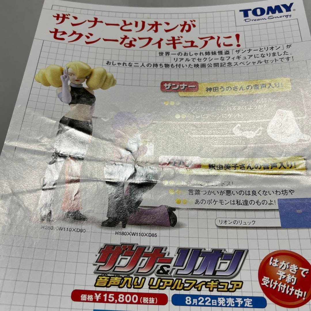 チラシ 水の都の護神ラティアスとラティオス ザンナー リオン