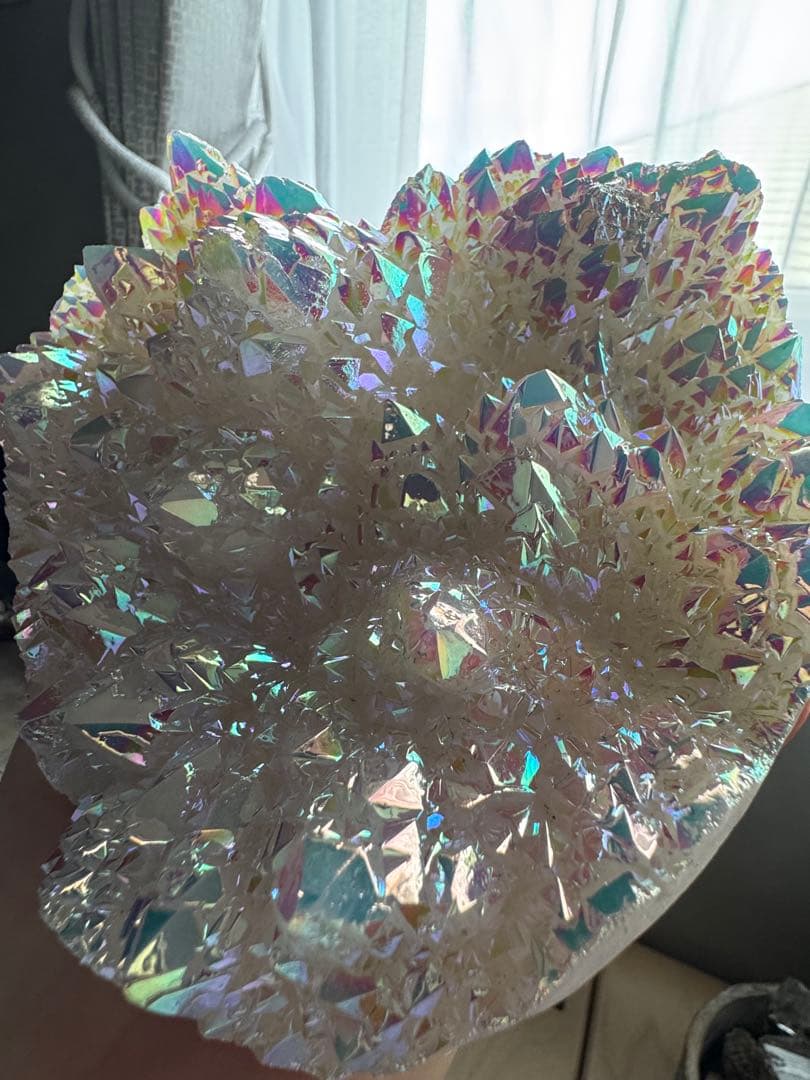 Special SALE！ 22000→17000円オーラ水晶 BIGハート