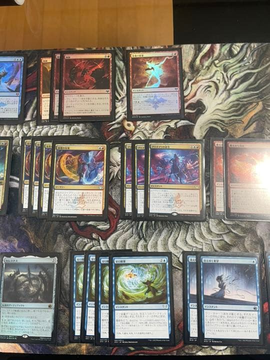 mtg 値下げ！ イゼット天啓 構築済みデッキ 赤青 追加ターンで決めろ！