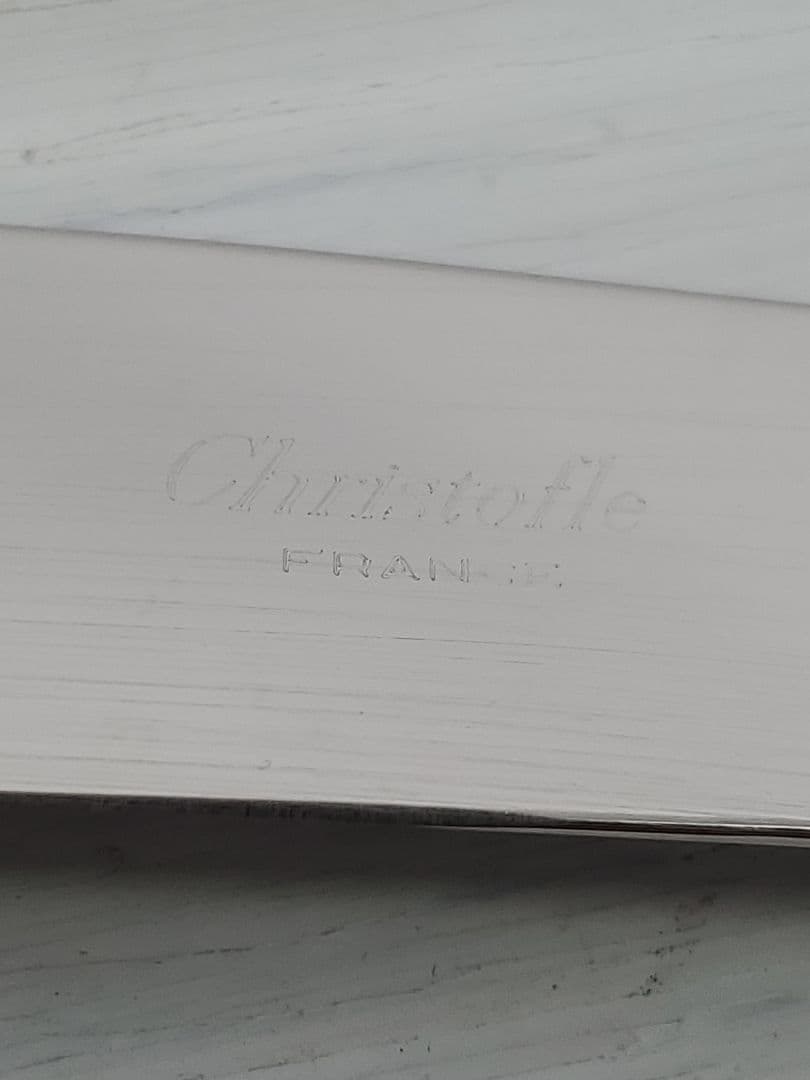 未使用含む　Christofle マルリー　テーブルナイフ　ディナーナイフ　6本