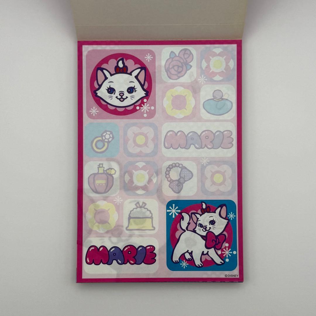 美品】ディズニー おしゃれキャットマリー メモ帳 平成 レトロ - メルカリ