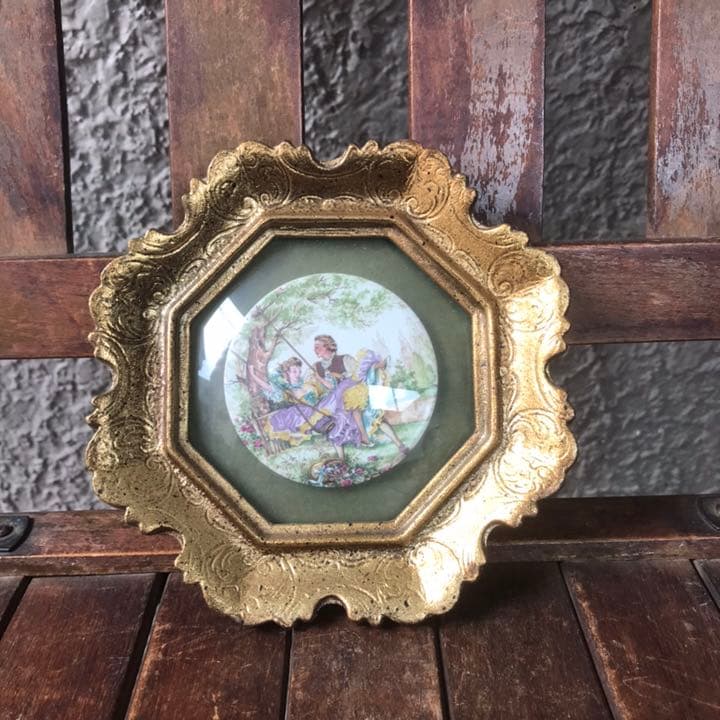 40’s ヴィンテージ カメオ壁掛けアメリカアンティーク ニューヨーク/蚤の市