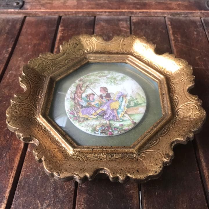 40’s ヴィンテージ カメオ壁掛けアメリカアンティーク ニューヨーク/蚤の市