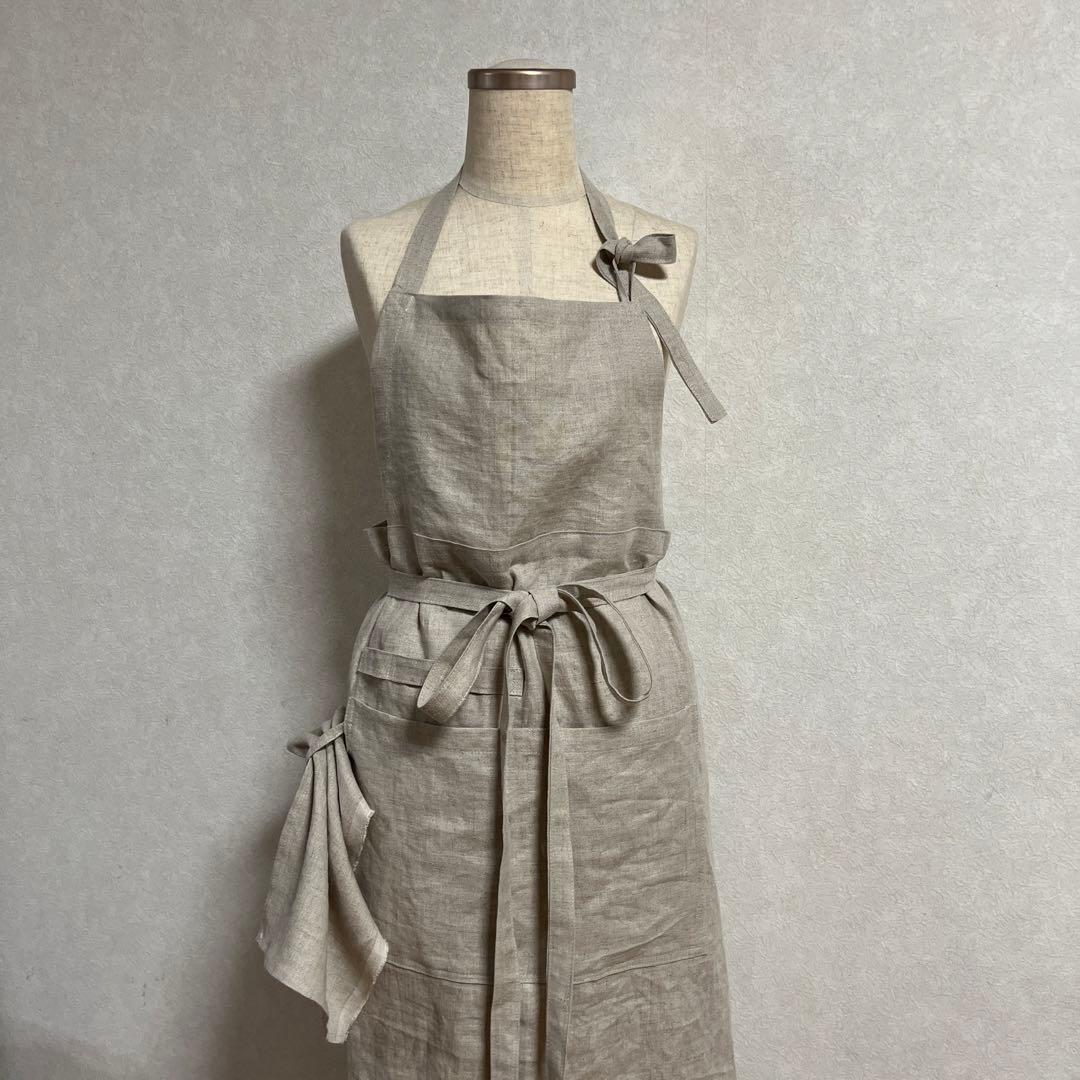 リネンエプロン☆リーノエリーナ　キャピタル　エシレ　アーツアンドサイエンス系