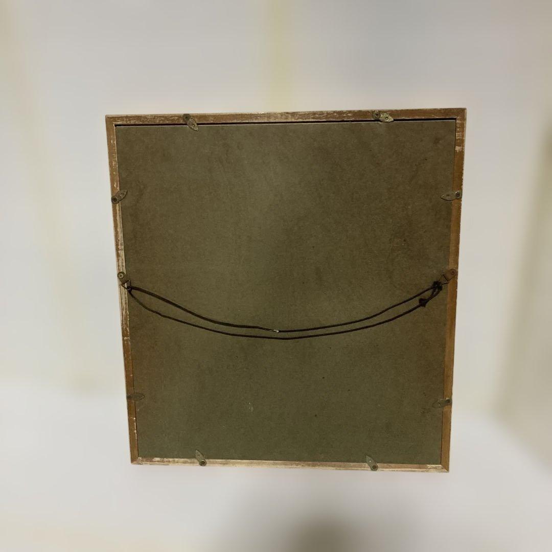 花瓶の花 絵画 黒フレーム付きアゲハちょうの羽で作った物 - メルカリ