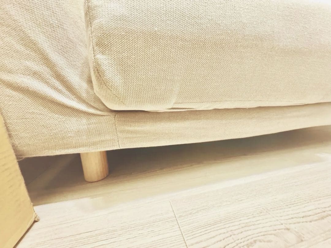 【直接引取りも可】無印良品 ソファ 2シーター ウレタンポケットコイル ベージュ