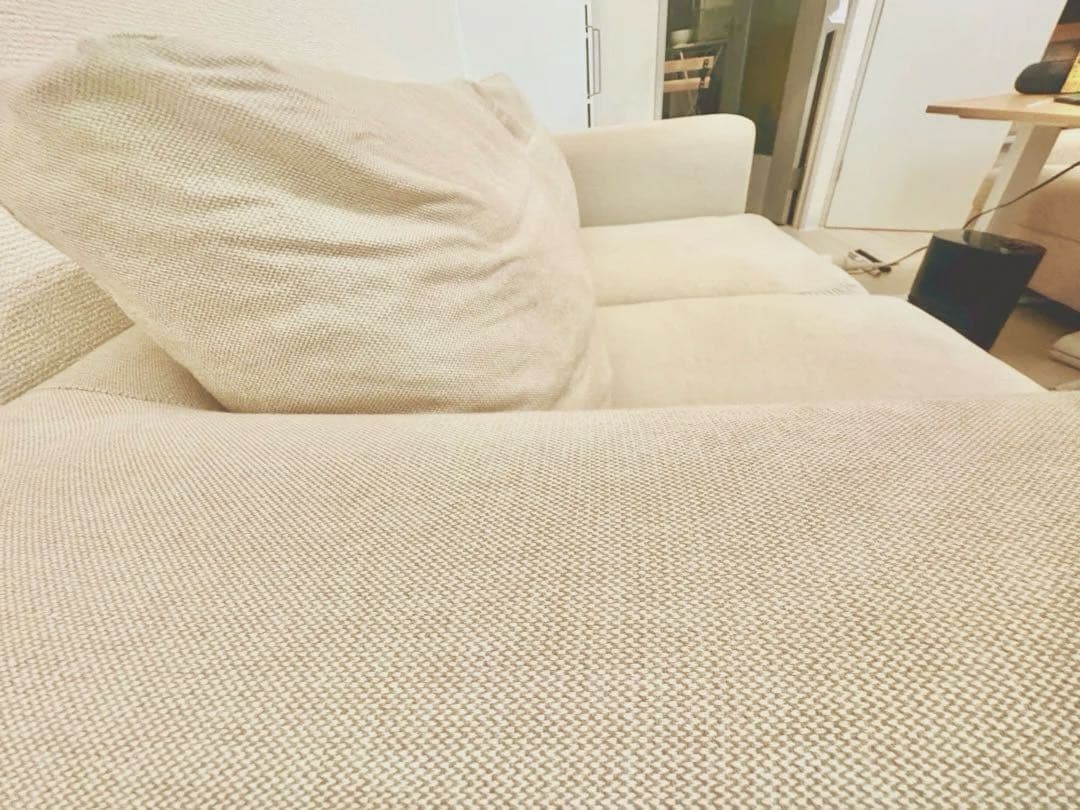 【直接引取りも可】無印良品 ソファ 2シーター ウレタンポケットコイル ベージュ