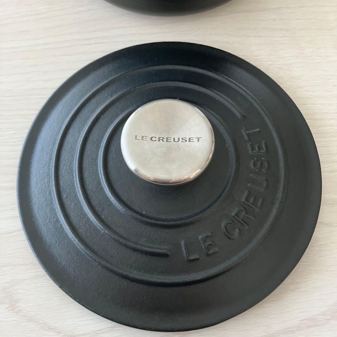 ル・クルーゼ ココットロンド 14cm マットブラック ホーロー　両手鍋　レシピ