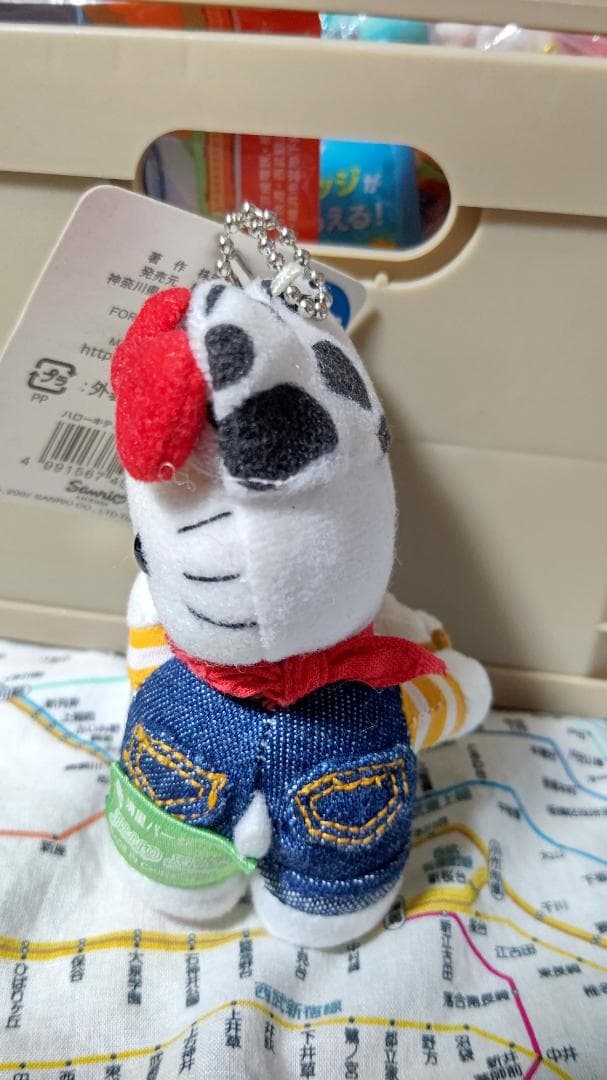 清里バージョン　ハローキティぬいぐるみS キーホルダー　サンリオ　平成　希少