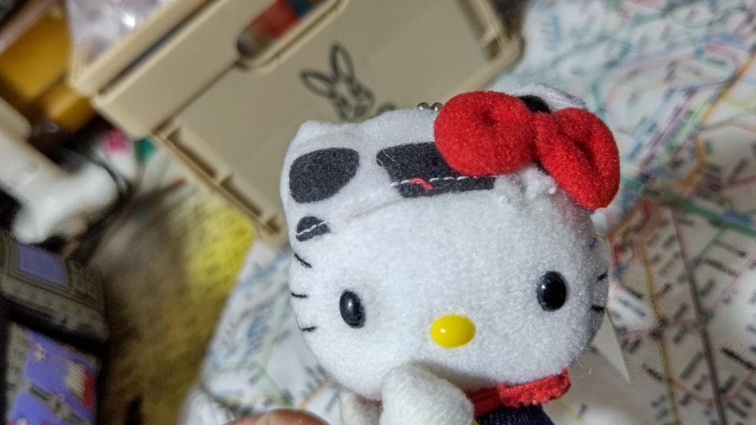 清里バージョン　ハローキティぬいぐるみS キーホルダー　サンリオ　平成　希少