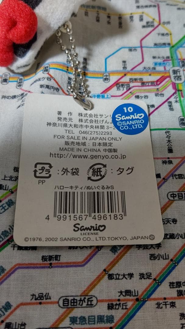 清里バージョン　ハローキティぬいぐるみS キーホルダー　サンリオ　平成　希少