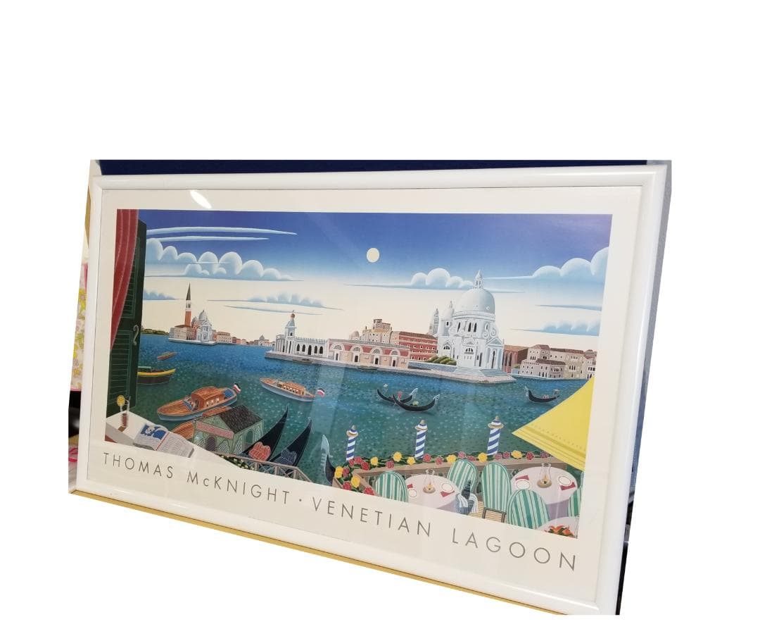 ☆最終販売価格☆トーマスマックナイト☆ヴェネチアンラグーン額寸横約