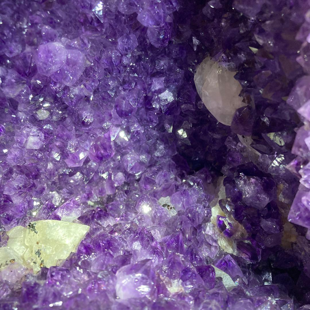 アメジスト　アメジストドーム　天然石　パワーストーン　土台付き　9.2kg