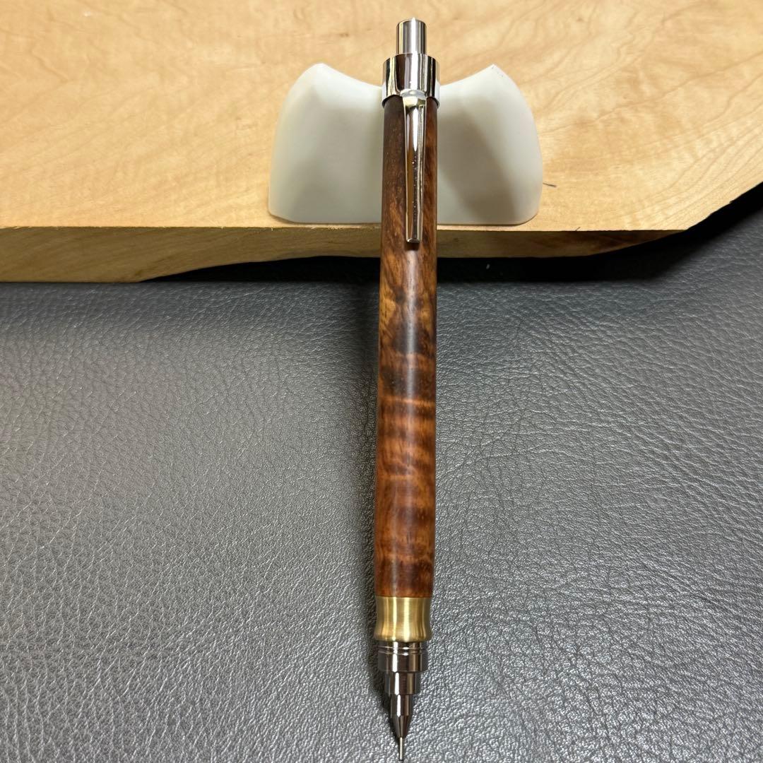 171グラナディロ杢あり　木製シャーペン　最強低重心R① 真鍮