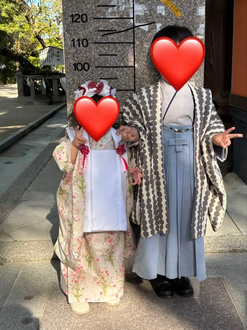 七五三　着物セット　ハンドメイド