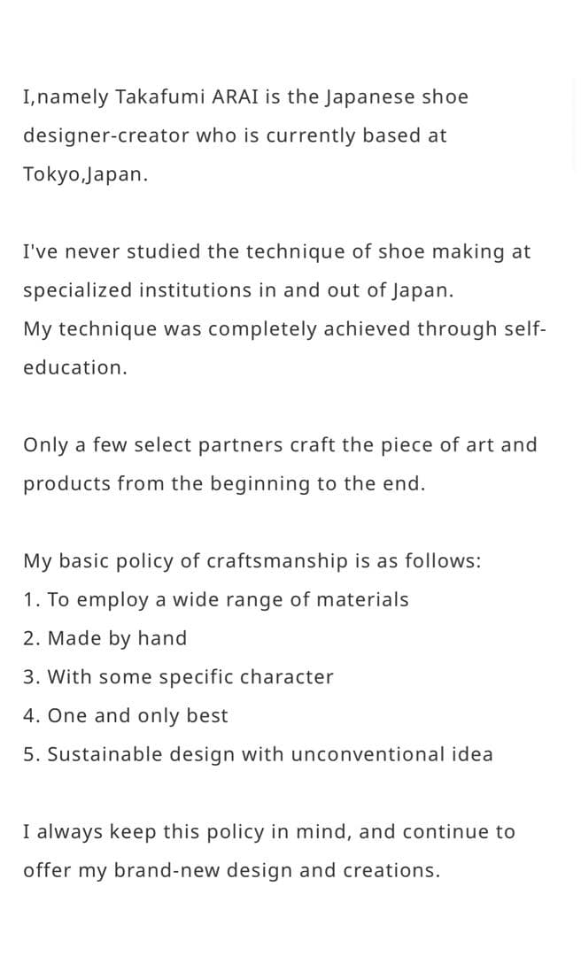 【新品】希少TAKAFUMI ARAI ミニキルトタン 黒 日本製ハンドメイド