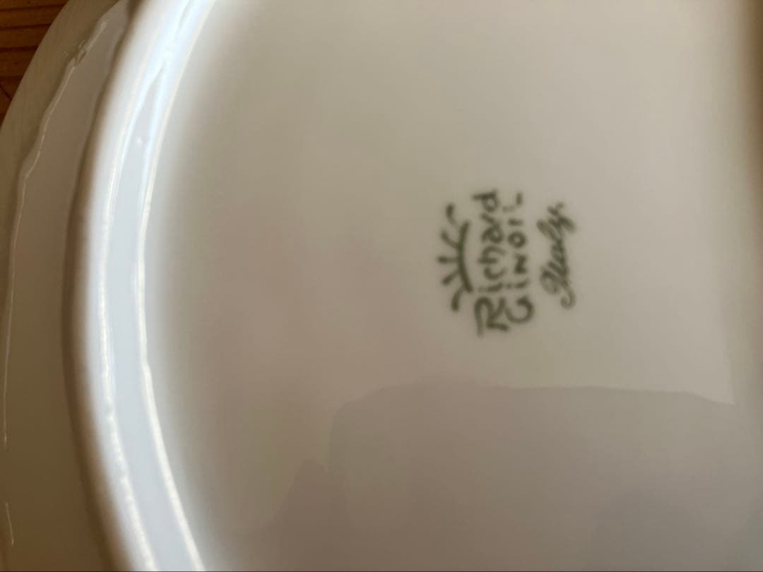 ジノリ　ベッキオホワイト　クレッセントディッシュ×5