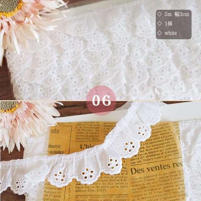 ☆大量！綿レース・トーションレースまとめ売り(No.107) ☆