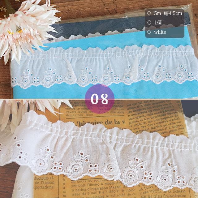 ☆大量！綿レース・トーションレースまとめ売り(No.107) ☆