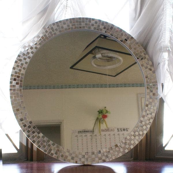 フランフラン シェル モザイク ウォールミラー L 貴重品 インテリア