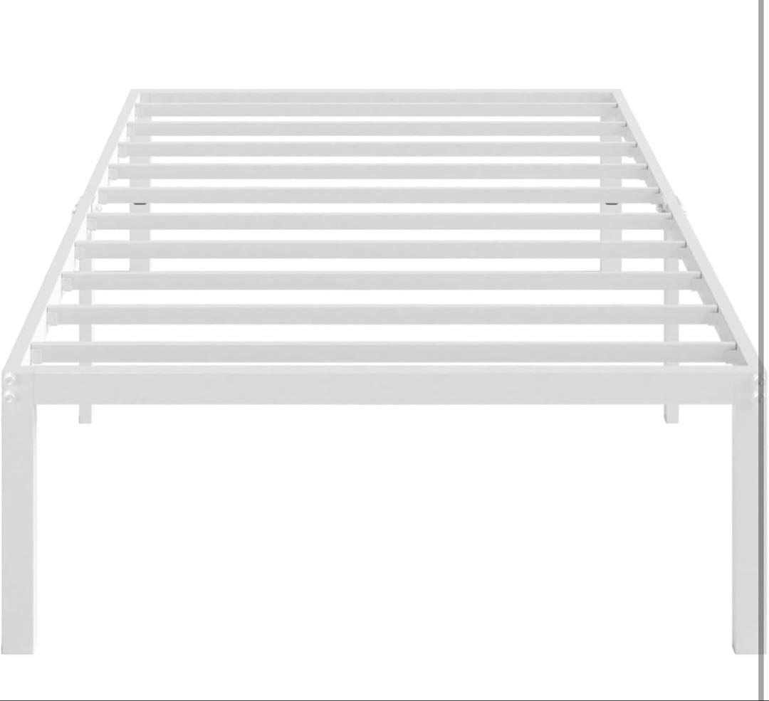 シンプル シングルベッドフレーム 195x97cm