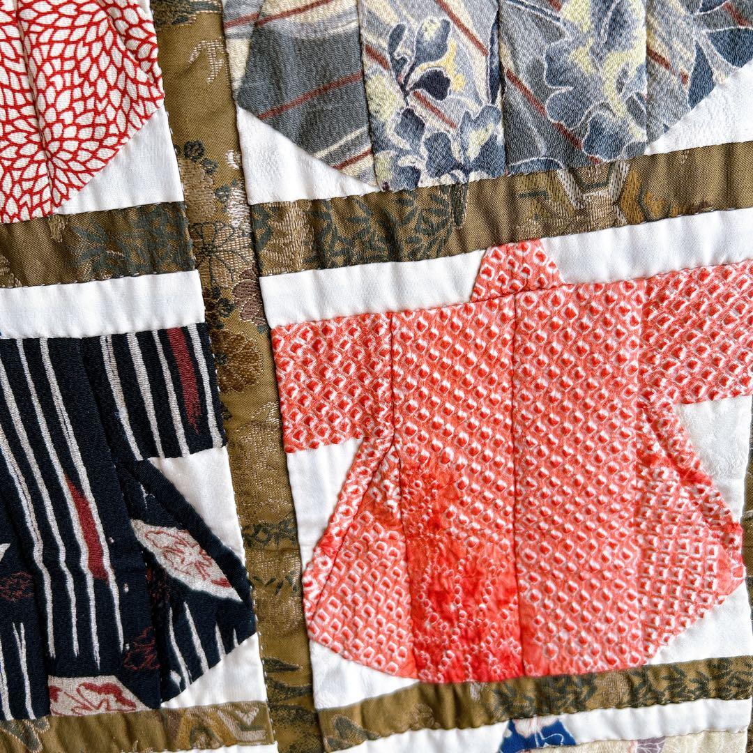 ハンドメイド 着物パッチワークタペストリー - メルカリ