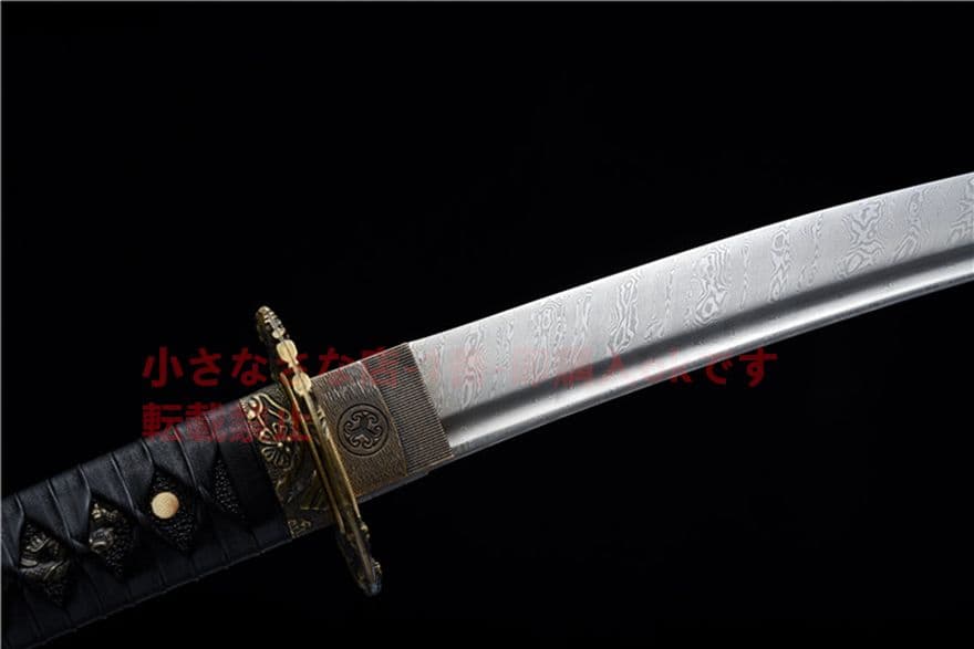 武具 刀装具 日本刀 模造刀 肋差 短刀 【御魂】 文様鋼ねじれ紋様