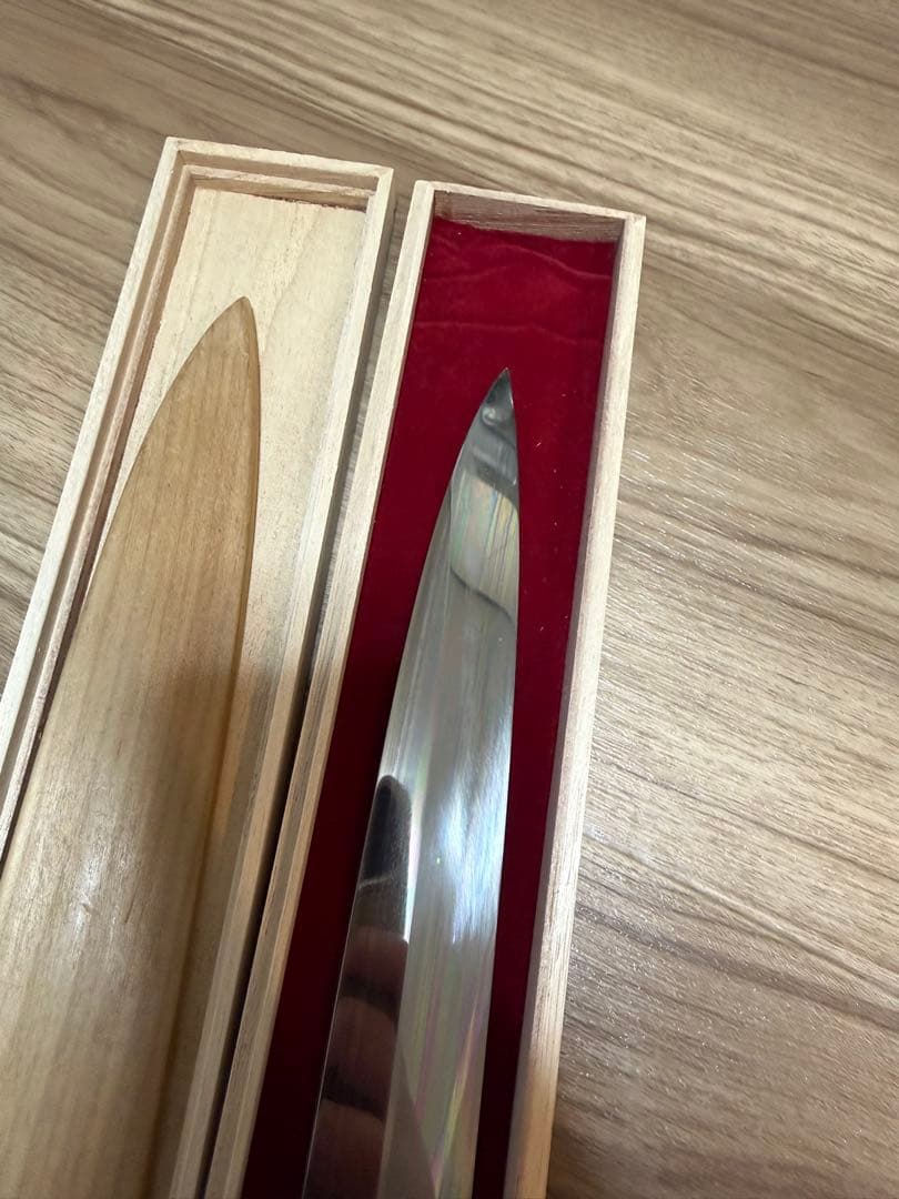 本家源正吉作之　柳刃包丁　 刺身包丁 鞘付き　刃渡り尺