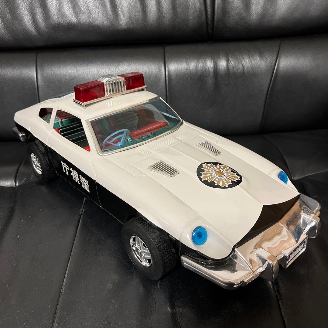 イチコーのニッサン フェアレディZ パトロールカー ブリキ レトロ S130