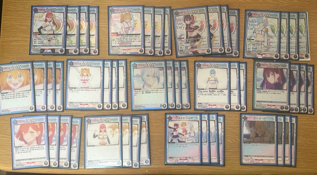 ユニオンアリーナ 構築済みデッキ 2.5次元の誘惑 青 天使空挺隊デッキ