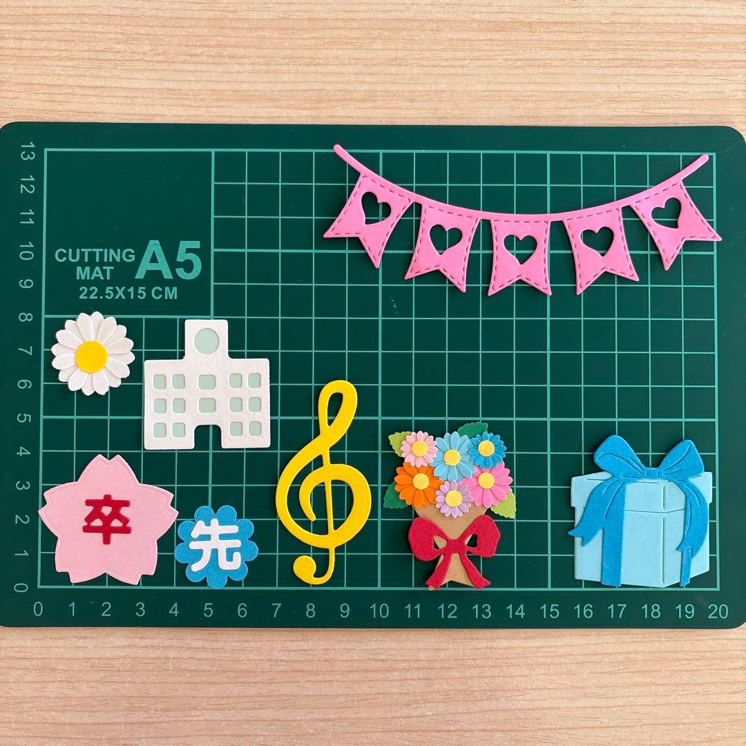 先生ありがとう*卒業*ダイカット・クラフトパンチ - メルカリ