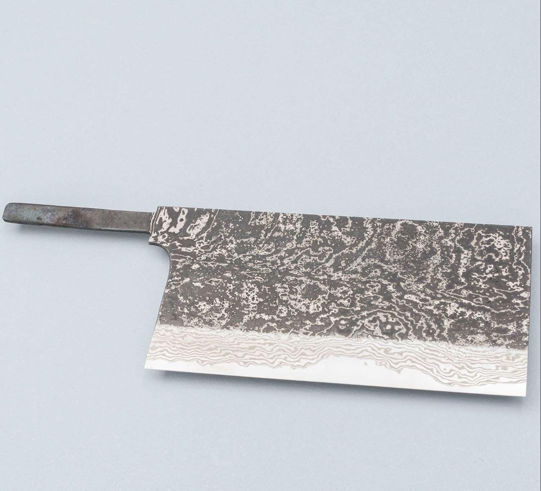 初心x二唐刃物　喜びダマスカスSLD中華195mm