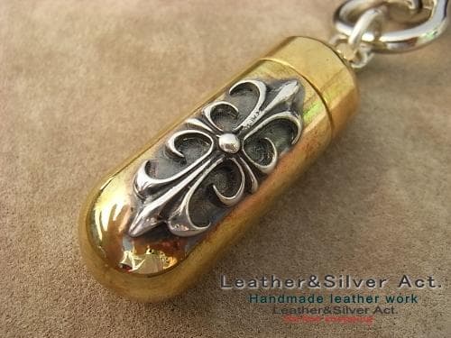 携帯灰皿　真鍮キーホルダー　携帯灰皿 電子　タバコケース ナスカン紙タバコ