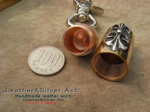 携帯灰皿　真鍮キーホルダー　携帯灰皿 電子　タバコケース ナスカン紙タバコ