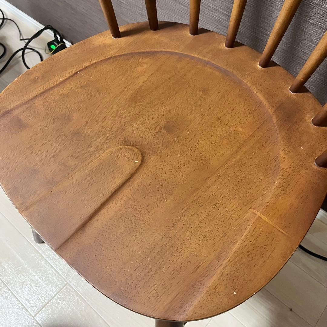 良品 上質木製 ウィンザーチェア クラシックデザイン・ナチュラル