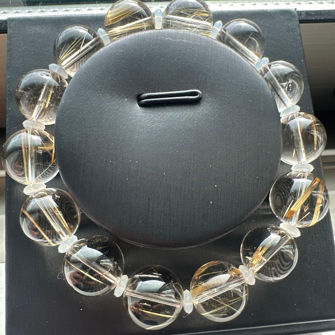 タイチンルチル　針は少なめですが透明感凄い！　天然石　パワーストーン